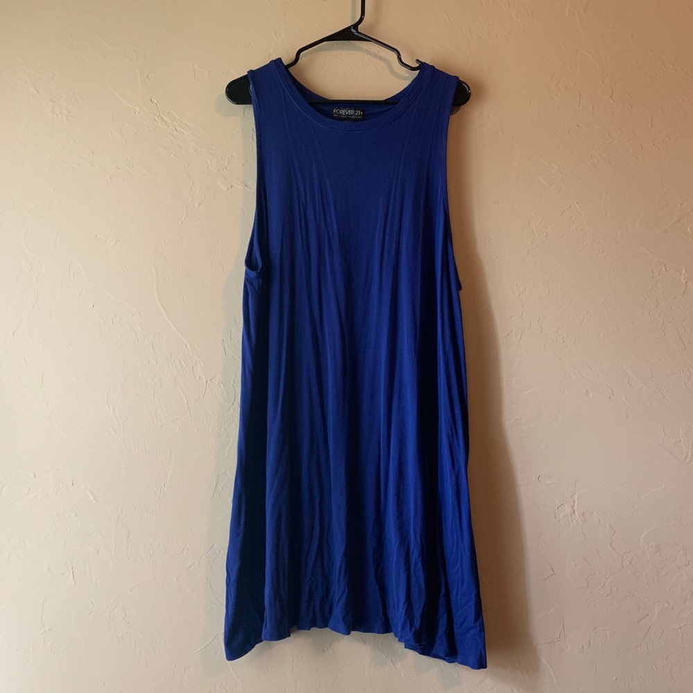 Royal Blue Tank Swing Dress